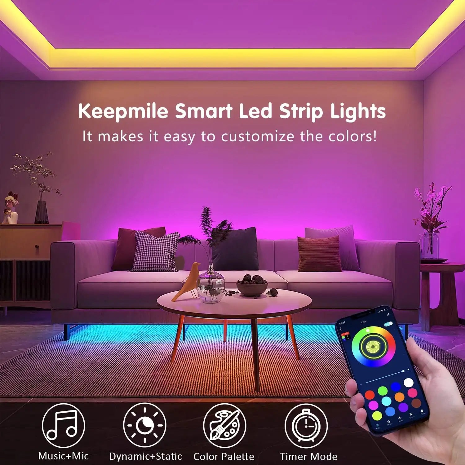 100Ft Led Strip Lights (2 Rolls of 50Ft)