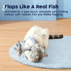 Cat Toy Flopping Fish