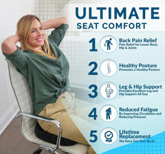 Gel Enhanced Seat Cushion for Chair