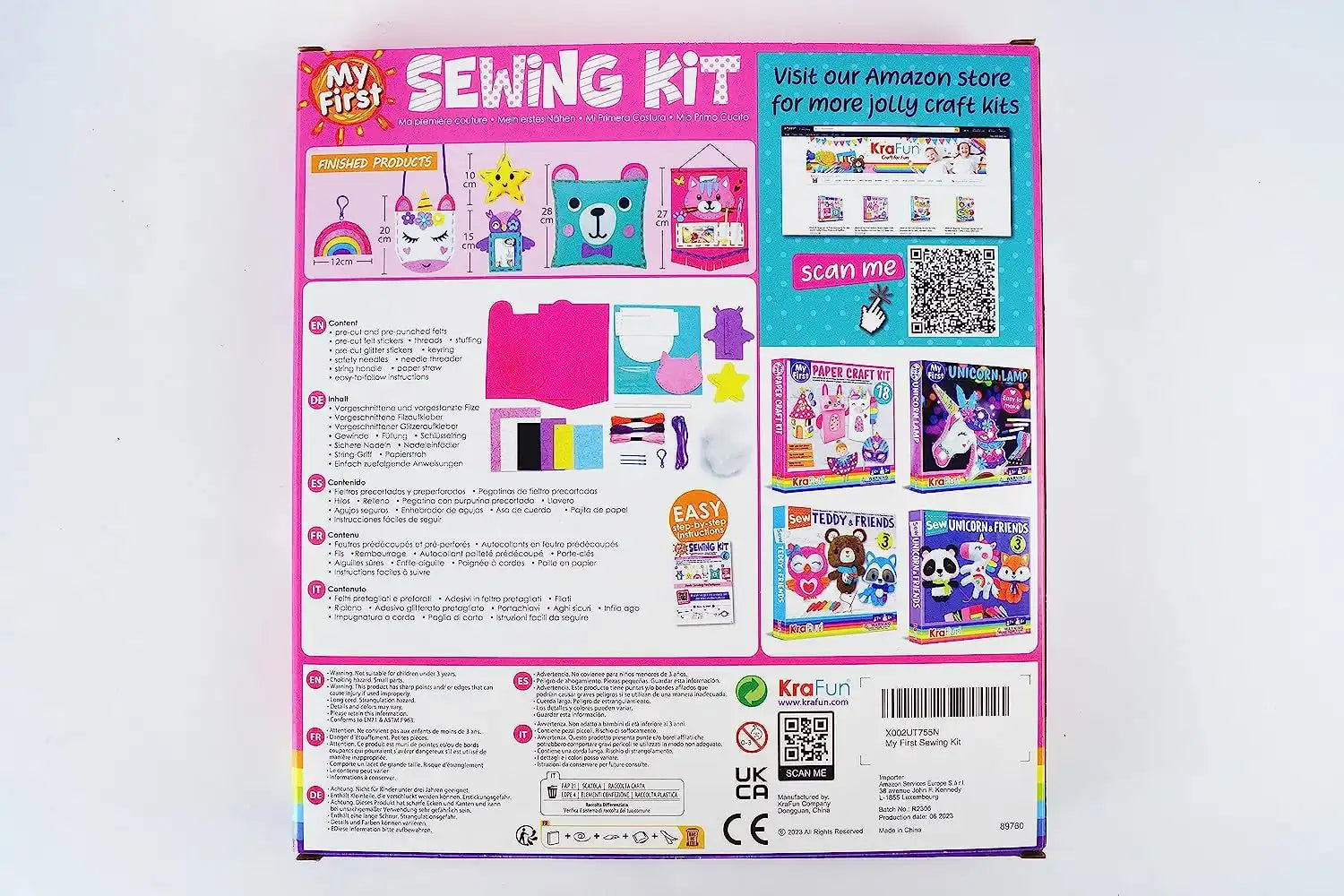 Sewing Kit for Beginner Kids Arts & Crafts