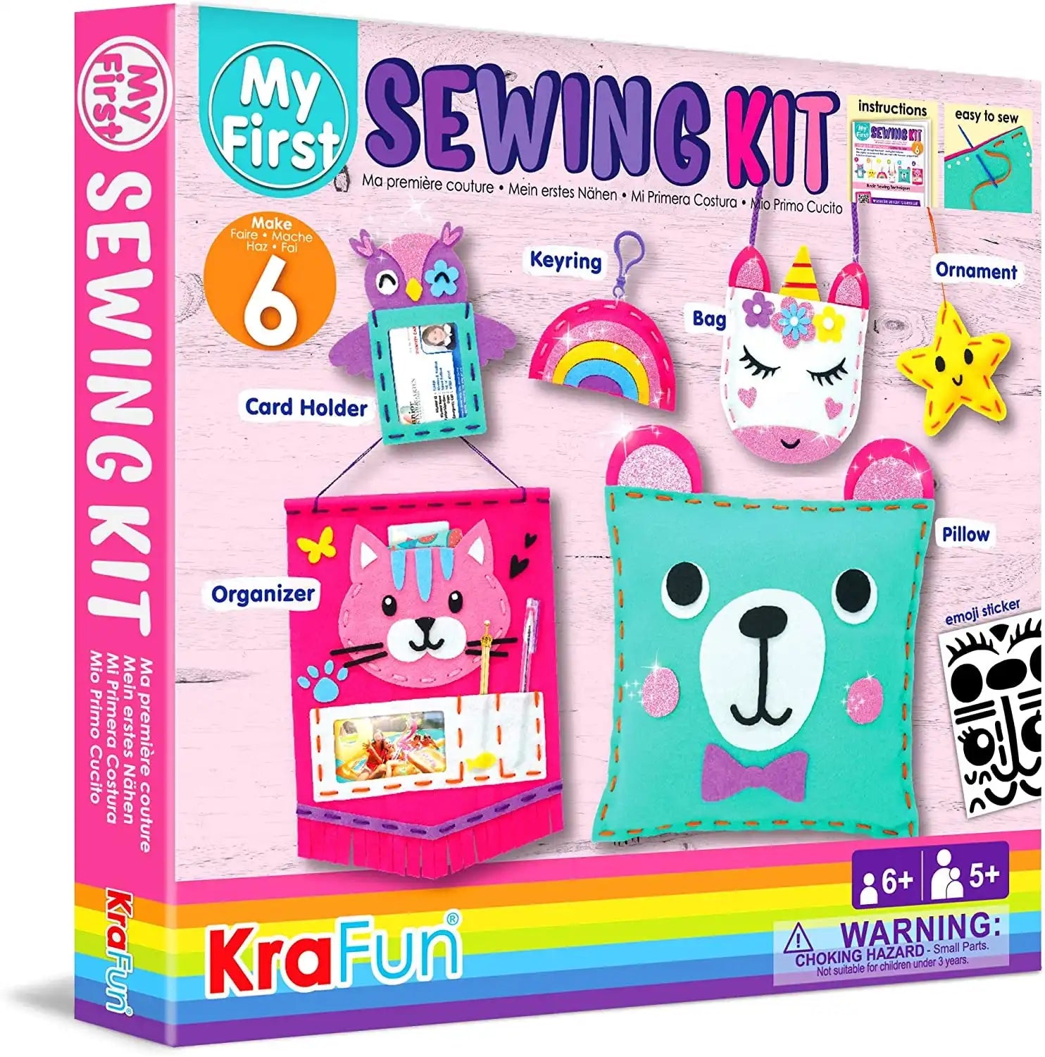 Sewing Kit for Beginner Kids Arts & Crafts