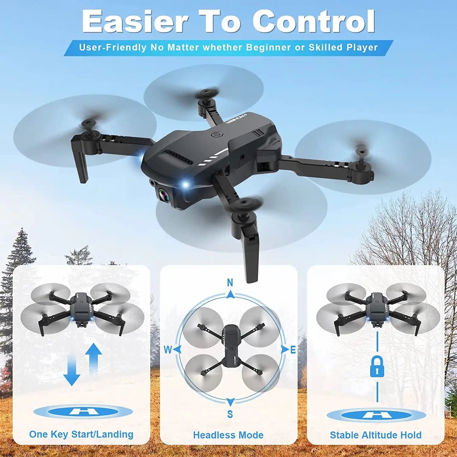 RADCLO Mini Drone with Camera