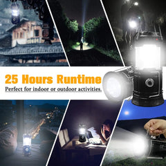 Collapsible Portable LED Camping Flashlight