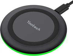 Wireless Charger,10W Max Fast Wireless Charging Pad Compatible with Iphone 15/15 Plus/15 Pro Max/14/13/Se 2022/12/11/X/8,Samsung Galaxy S22/S21/S20,Airpods Pro 2(No AC Adapter)