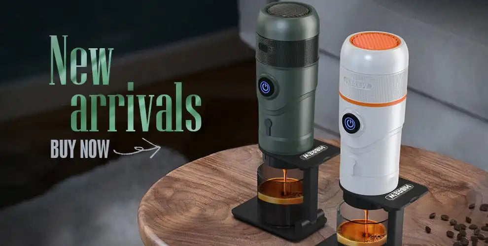 HiBREW On-the-Go: Cafetera compacta para auto y hogar