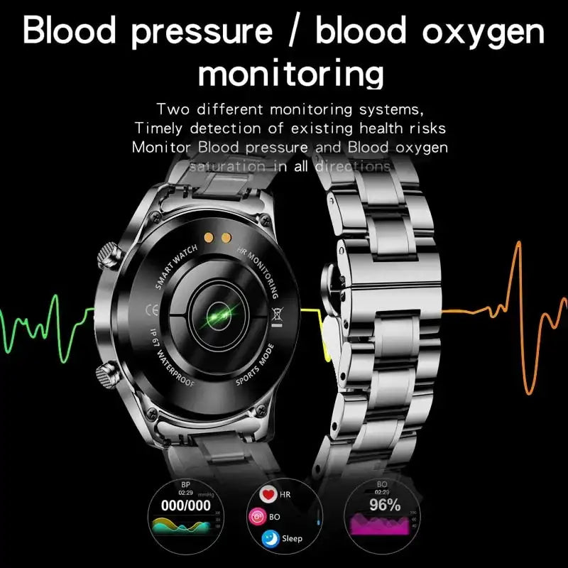 Luxury Smart Watch with Bluetooth & Fitness Features LIGE 2023