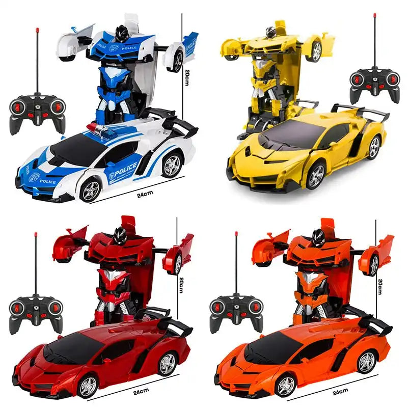 Transforming RC Robot-Car Toy for Children