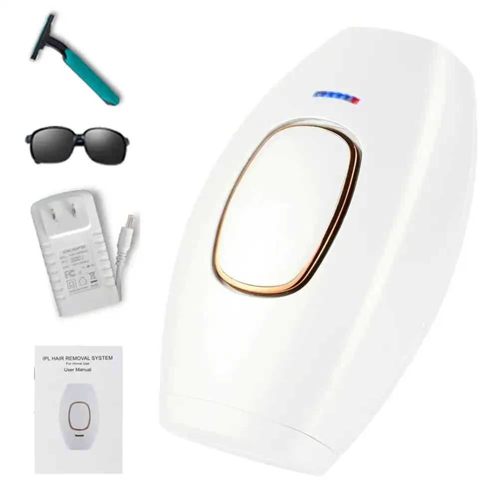 IPL Hair Removal Device - 500k Flashes, Women's Epilator & Shaver