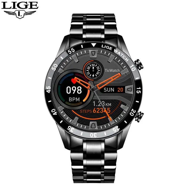 Luxury Smart Watch with Bluetooth & Fitness Features LIGE 2023