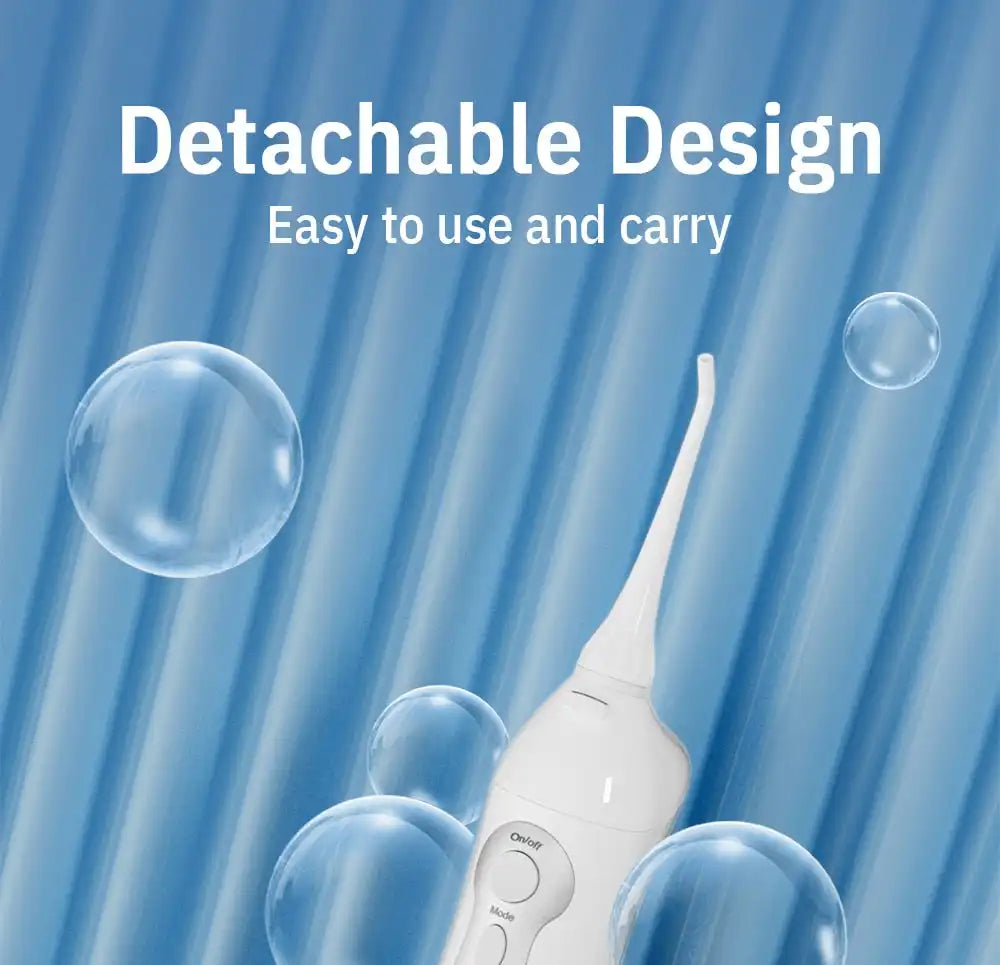 Rechargeable Oral Irrigator - Portable USB Water Flosser with 300ML Tank