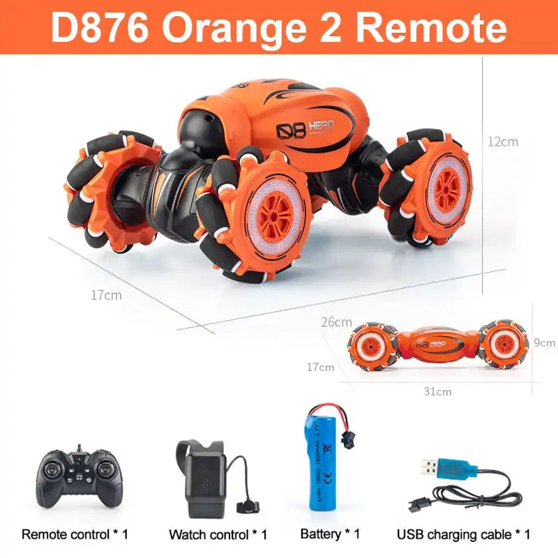 Twist & Drift 4WD RC Stunt Car with Gesture Control