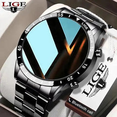 Luxury Smart Watch with Bluetooth & Fitness Features LIGE 2023