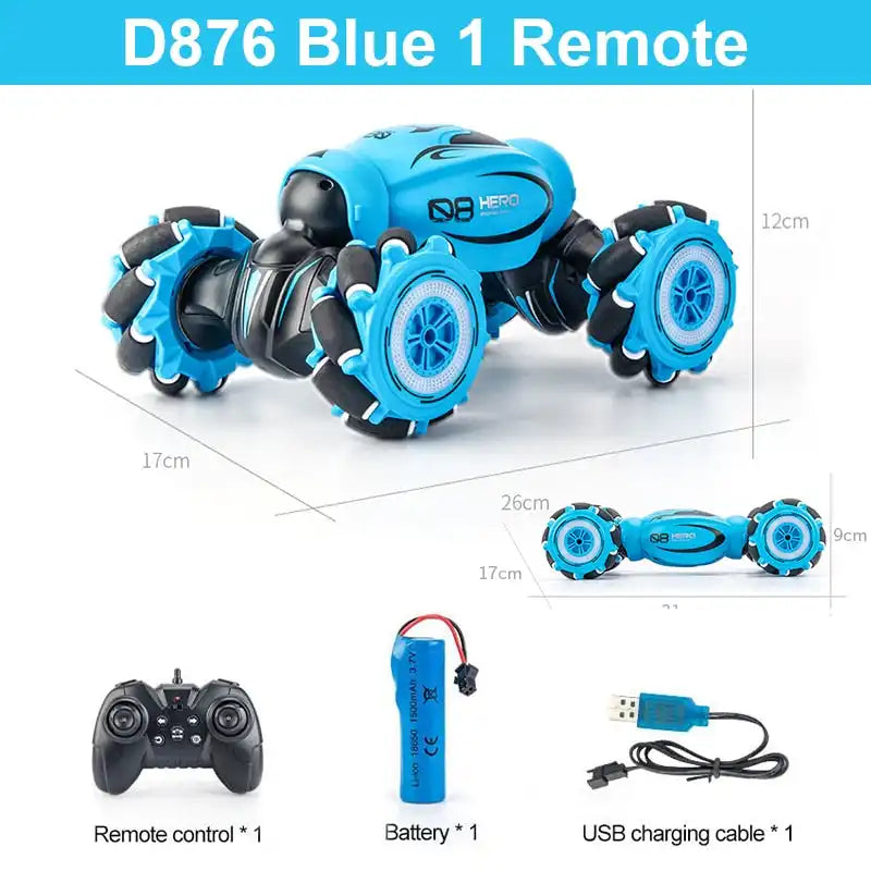 Twist & Drift 4WD RC Stunt Car with Gesture Control