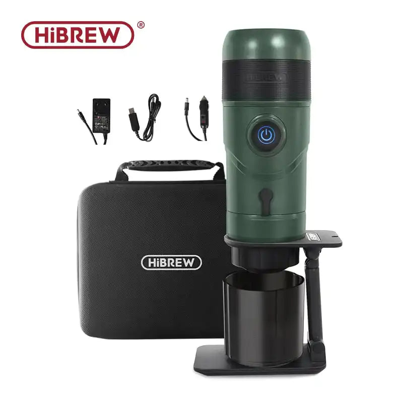 HiBREW On-the-Go: Cafetera compacta para auto y hogar