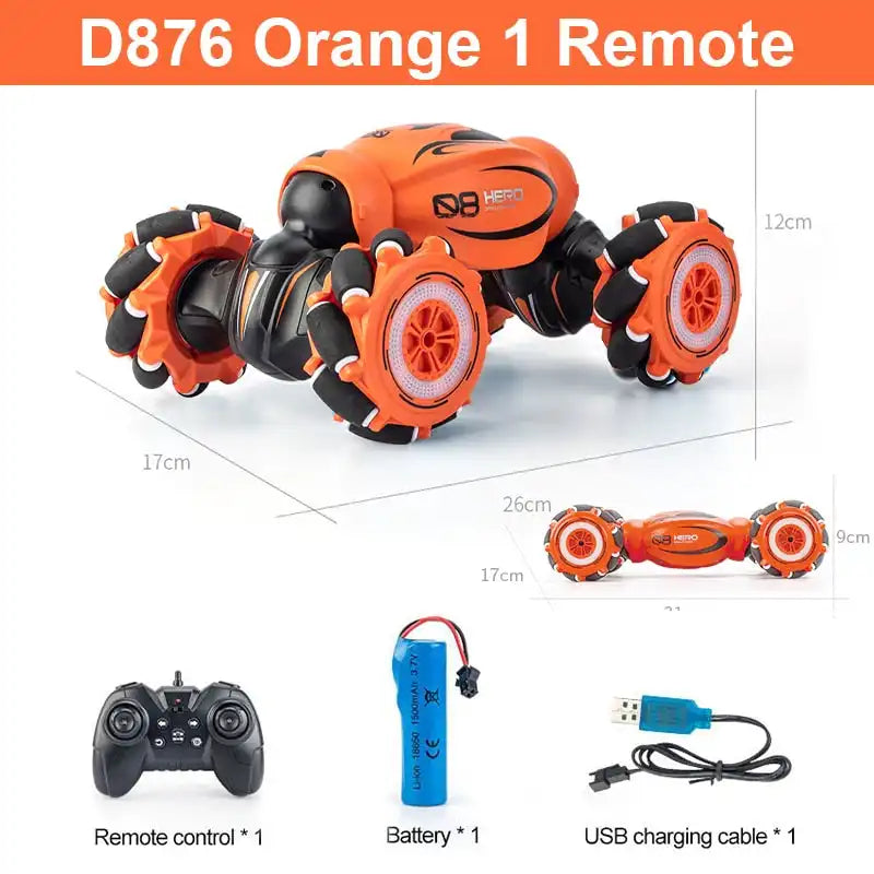 Twist & Drift 4WD RC Stunt Car with Gesture Control