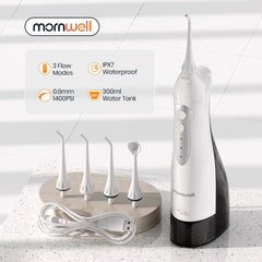 Rechargeable Oral Irrigator - Portable USB Water Flosser with 300ML Tank