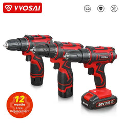 Versatile Cordless Drill - Compact Power Driver with 12V, 16V, 20V Lithium-Ion Battery