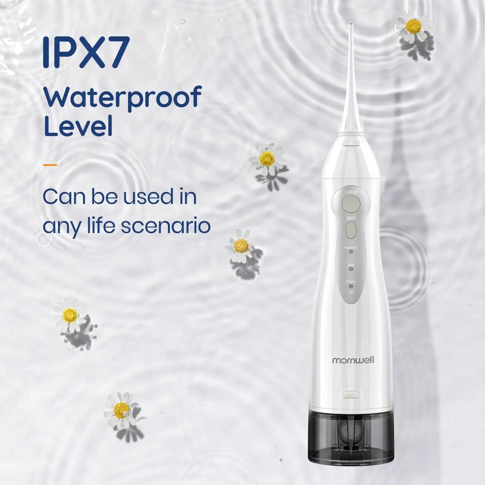 Rechargeable Oral Irrigator - Portable USB Water Flosser with 300ML Tank