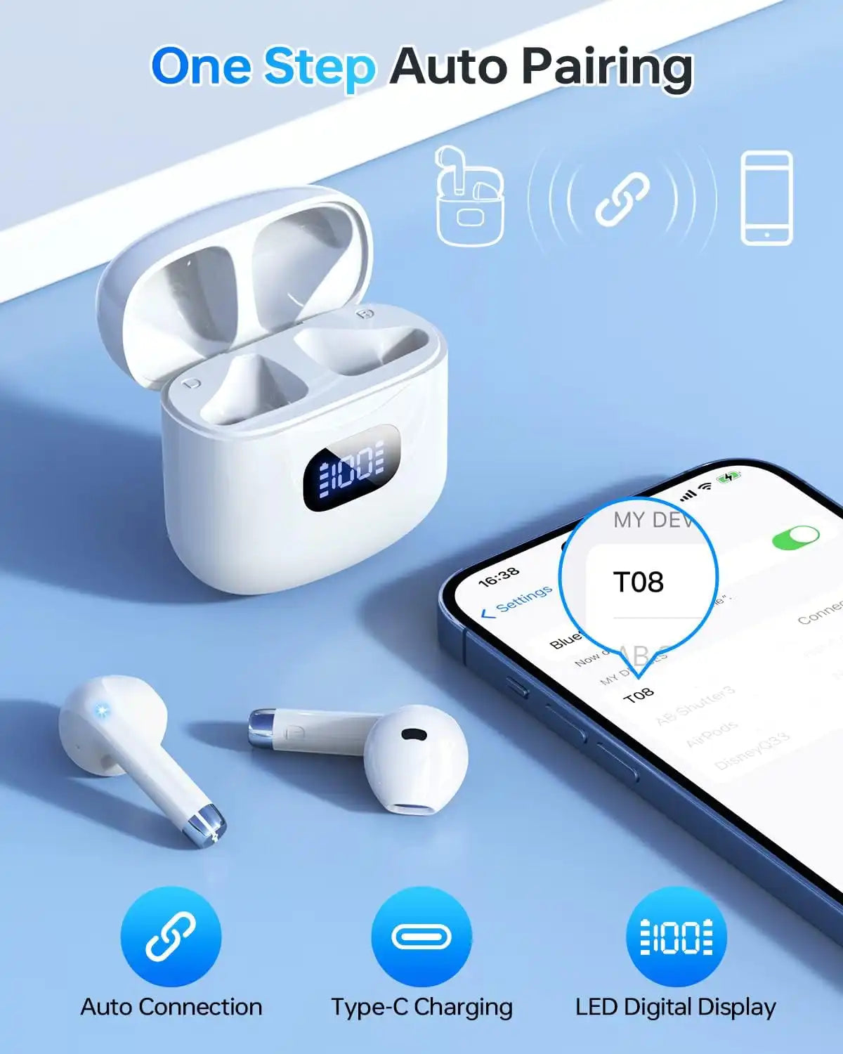 KTGEE Wireless Earbuds