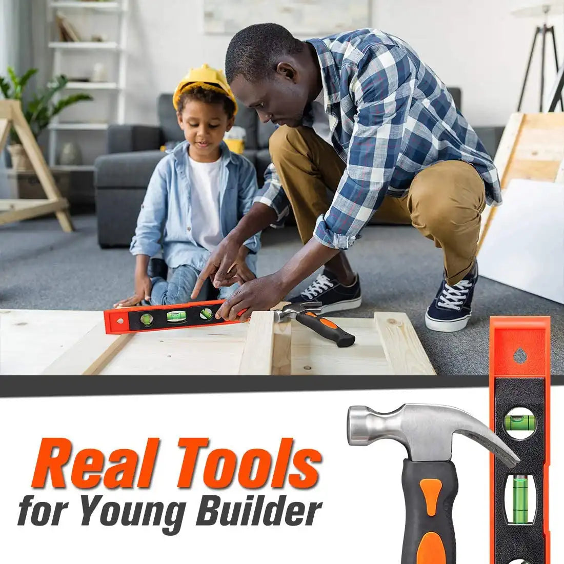 18Pcs Young Builder Tool Set