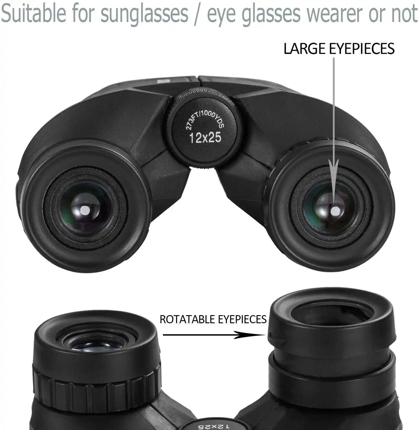 12X25 Compact Binocular